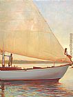 Brent Lynch Sunset Sail2 painting